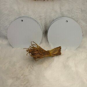 3" Round Sublimation Ornament Blanks, 24 PCS Christmas DIY Crafts (SKU: 227MI)